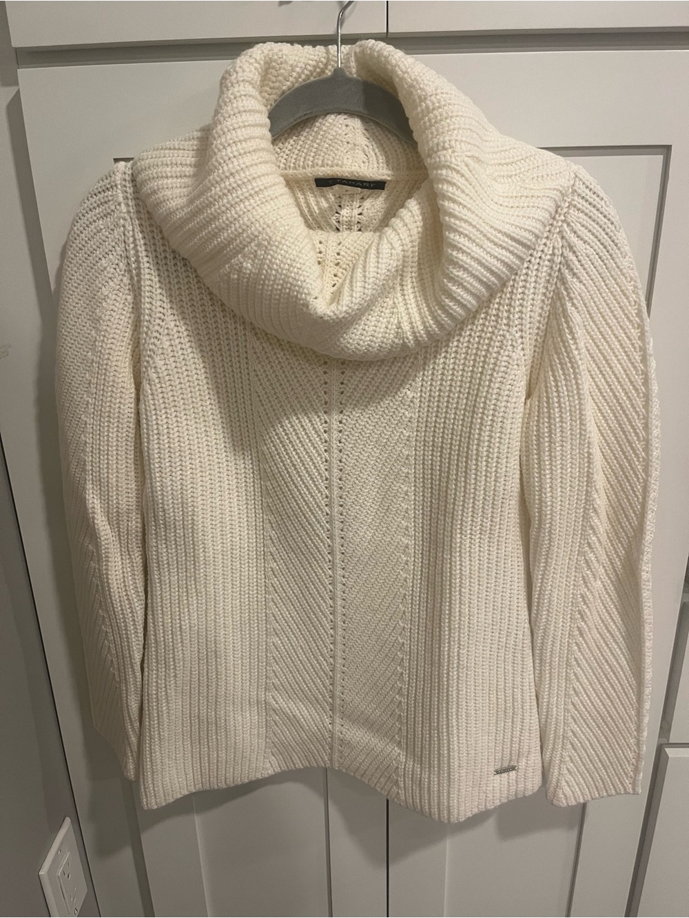 Cozy Cream Cowl Neck Women's Sweater